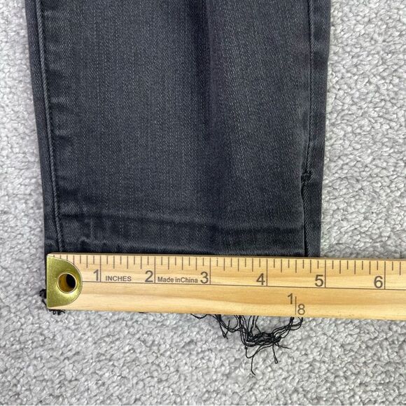 Abercrombie & Fitch Jeans Women's 29 Black Simone High Rise Ankle Skinny - Picture 9 of 10